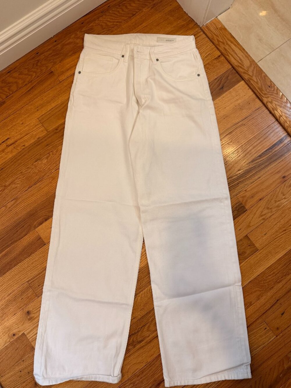 Zara White Denim